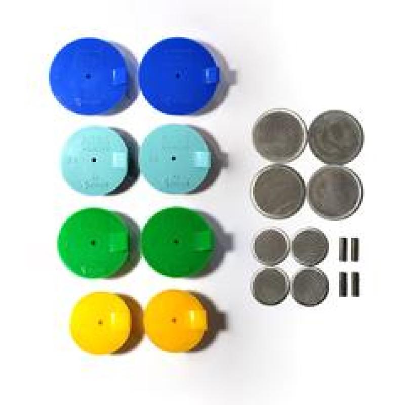 Ticon 903-71000-1000 Silicone Purge Plugs (Exhaust Kit 2.5" - 4")