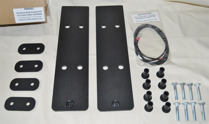 Titan Fuel Tanks 17+ Any Truck w/ Aluminum Beds/Aluminum Body Insulator KIT for 5410050 - 9900001