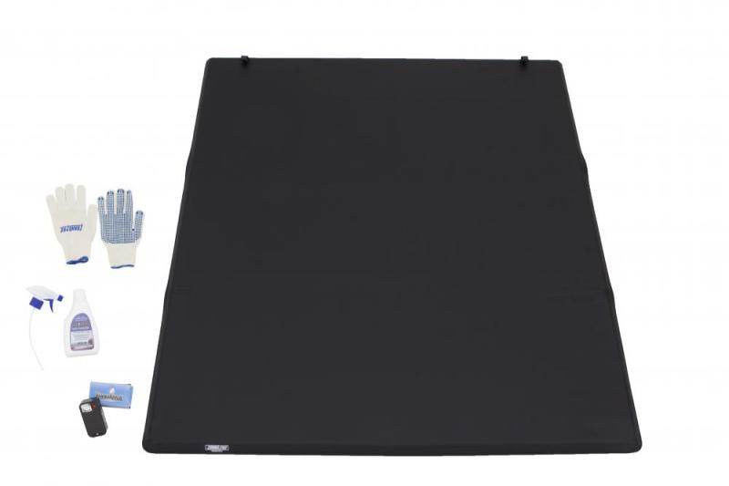 Tonno Pro HF-450 Tonneau Cover Hard Fold Vinyl Black For Nissan