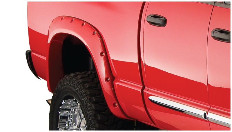 Bushwacker 50018-02 Pocket Style Fender Flares, (Set of 2) - Black