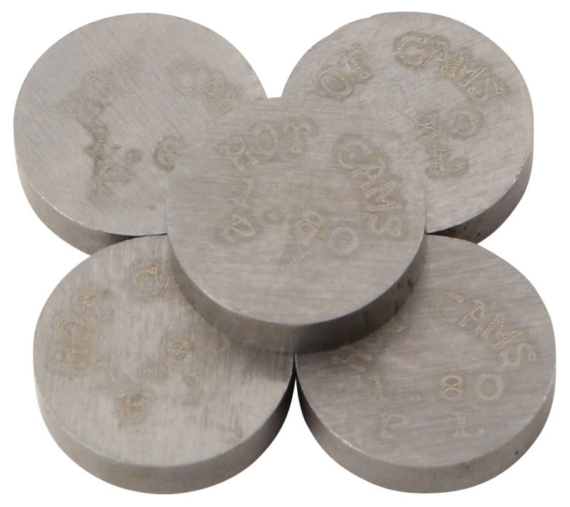 Hot Cams 07-16 CRF 150 R/2016 CRF 150 RB Big Wheel 1.800mm Shim Kit - 5 Pack - 5PK748180