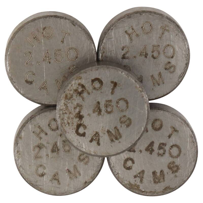 Hot Cams 07-16 CRF 150 R/2016 CRF 150 RB Big Wheel 2.450mm Shim Kit - 5 Pack - 5PK748245