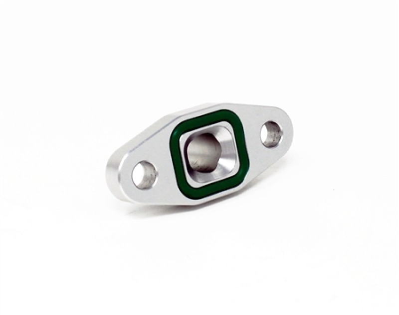 Torque Solution Port Matched Oil Drain Flange - 10AN for T3 T4 T6 Small / Mid Frame Turbos - TS-UNI-628