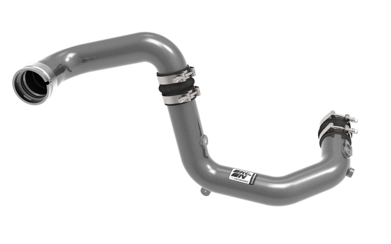 K&N 2023 Ford Bronco Raptor 3.0L V6 Aluminum Charge Pipe Kit - Gunmetal Gray - 77-1020KC