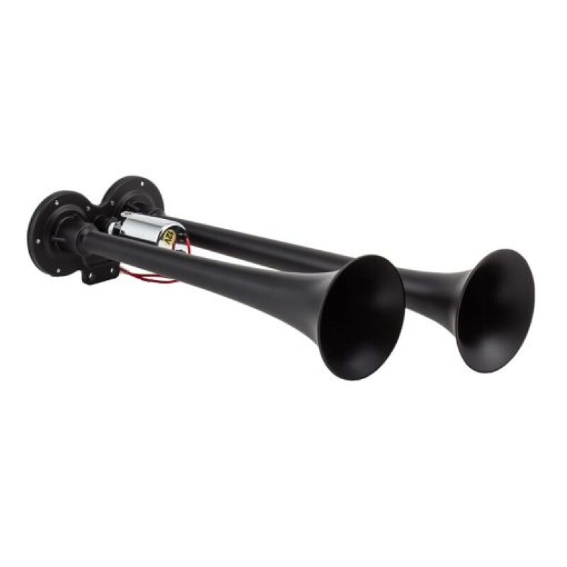 Kleinn Black Dual Horn/ 15In/12.25In - XCR2.0 Coated Zinc Alloy - 102-1