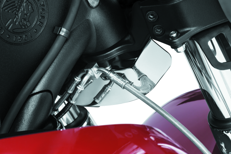 Kuryakyn Lower Triple Tree Wind Deflector Chrome - 1946