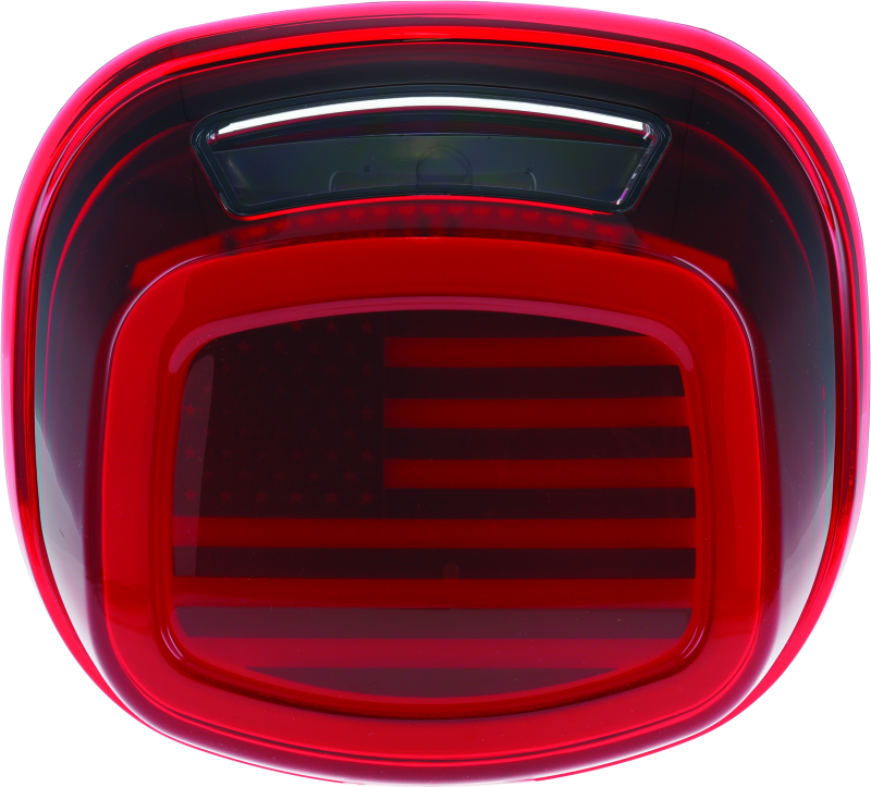 Kuryakyn Freedom Taillight Red Lens With License Light - 2924