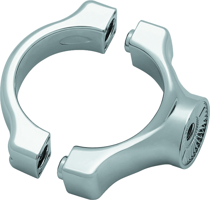 Kuryakyn Side Mount License Plate Holder Clamp 14-Up Yamaha Bolt Chrome - 3124