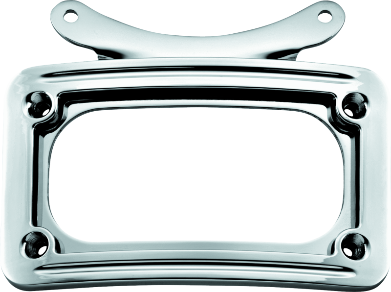 Kuryakyn Curved License Plate Frame Chrome - 3162