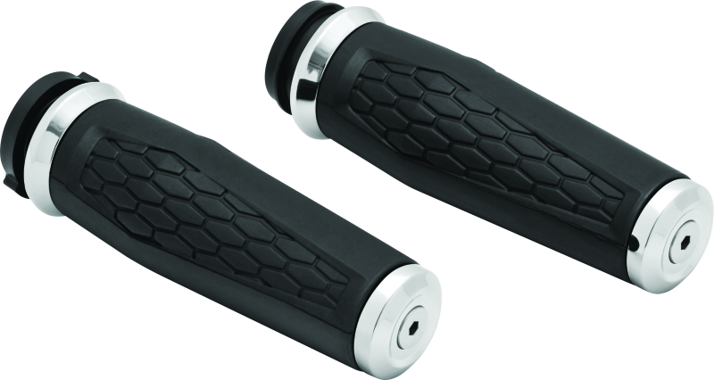 Kuryakyn Hex Grips Thottle-By-Wire Chrome - 5922