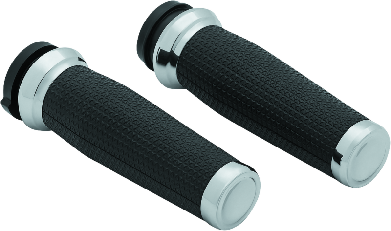 Kuryakyn Thresher Grips Throttle-By-Wire Chrome - 5942