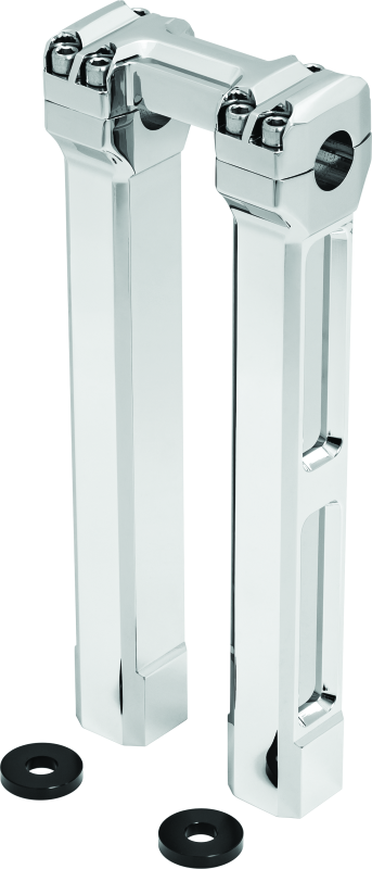 Kuryakyn 12inch Billet Handlebar Risers Chrome - 6130