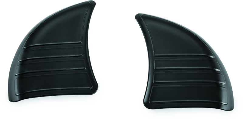 Kuryakyn Tri-Line Inner Fairing Cover Plates Gloss Black - 6979