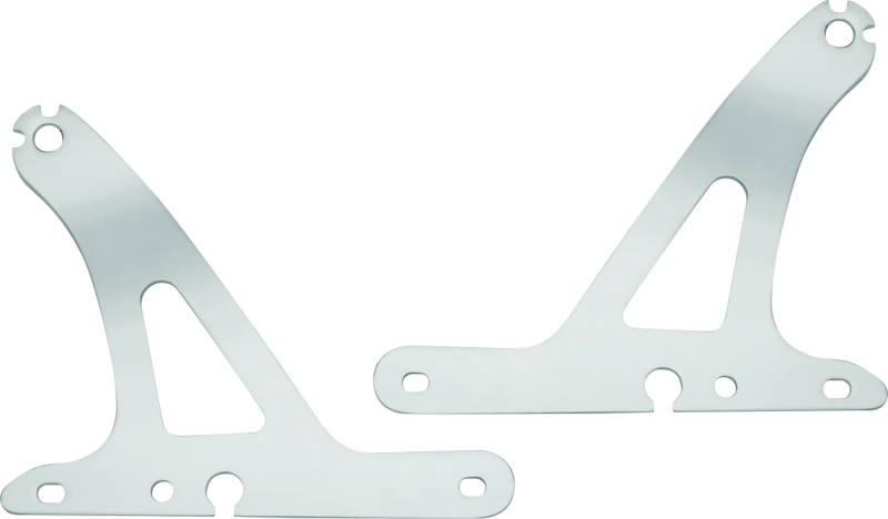 Kuryakyn Fixed Mounts Multi-Purpose Driver & Passenger Backrest 04-22 XL Models Chrome - 7097