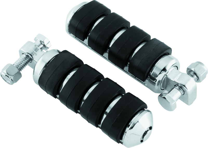 Kuryakyn ISO Peg Small With Male Adapter Chrome (Pair) - 8000