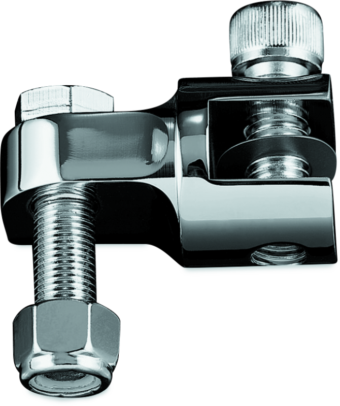 Kuryakyn 1-1/4in Stirrup Heel Rest Extenders Chrome - 8043