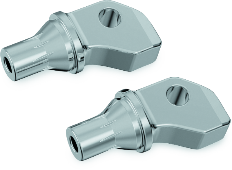 Kuryakyn Tapered Peg Adapters Scout & Octane Chrome - 8835