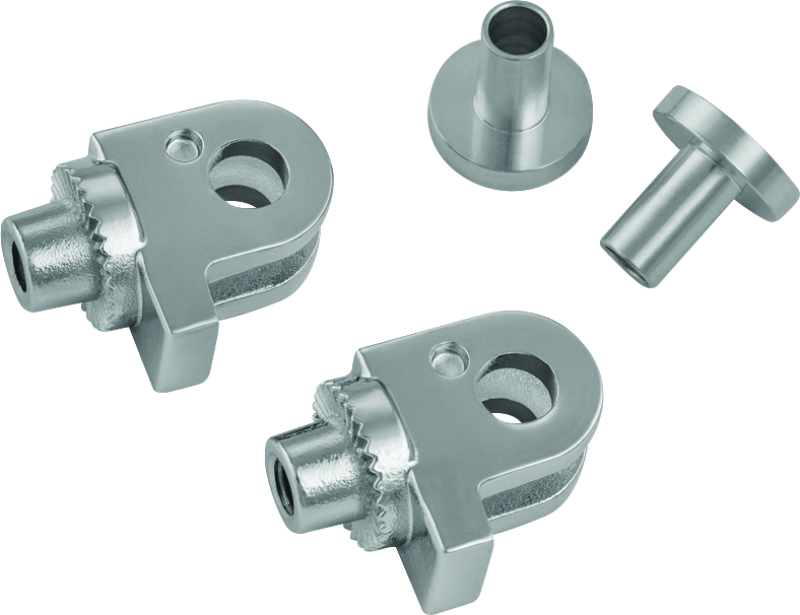 Kuryakyn Splined Peg Adaptor Triumph Chrome - 8841