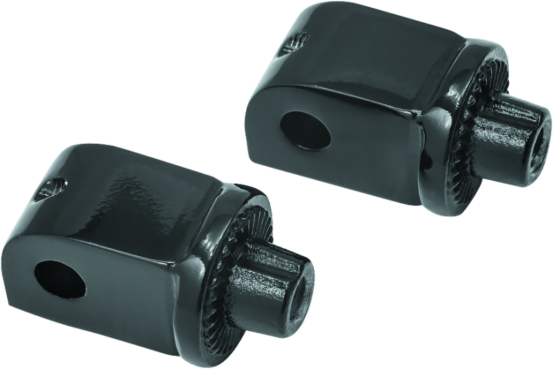 Kuryakyn Splined Adapter Honda & Yamaha Gloss Black - 8869