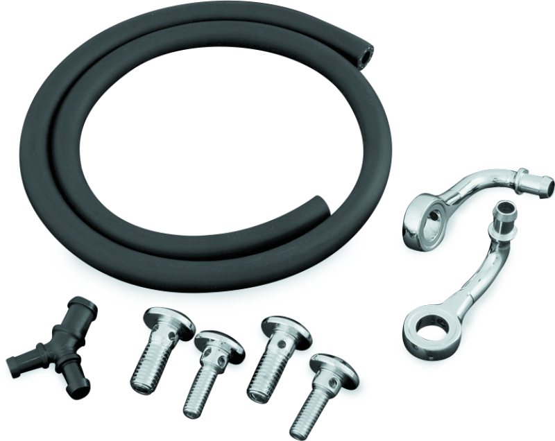 Kuryakyn Bluegrass Breather Kits 93-06 with CV Carb, 01-17 Delphi(ex. 08-17 Touring) - 9932