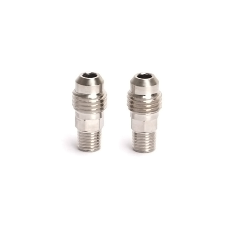 Turbosmart TS-0505-2008 Fitting Aluminum Natural Straight Male -3 AN to Male