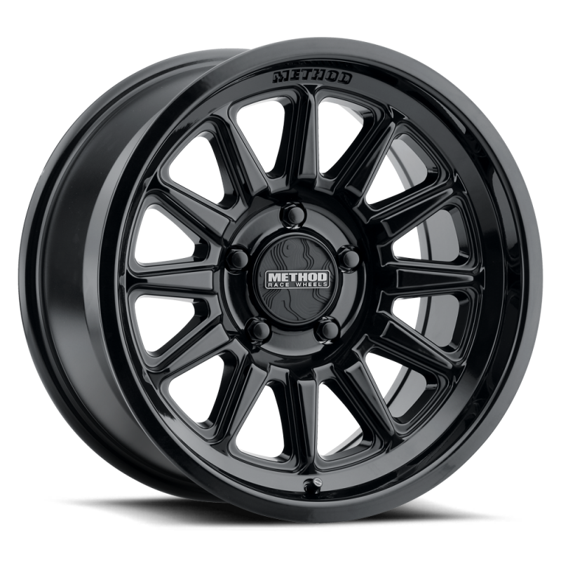 Method MR323 17x9 / 6x5.5 BP / -38ET / 3.47in BS / 106.25mm CB - Gloss Black Wheel - MR323790601338N