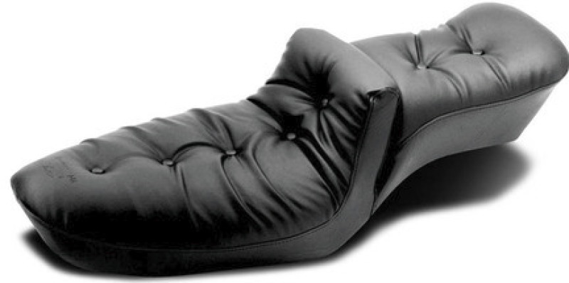 Mustang 82-03 Harley Sportster Duke 1PC Seat Regal - Black - 75116
