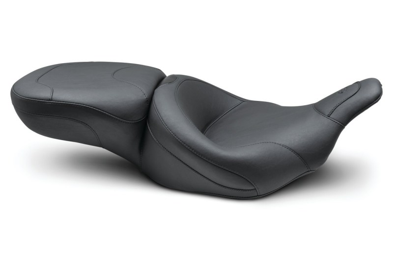 Mustang 97-07 Harley Electra Glide, Road Glide Wide Touring 1PC Seat - Black - 75449
