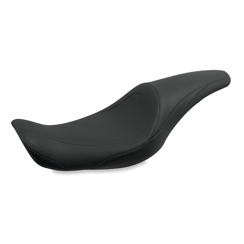 Mustang 06-17 Harley Dyna Tripper Fastback 1PC Seat - Black - 76059