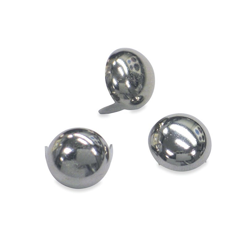 Mustang Studs 12.5mm (Bag of 20) - Chrome - 78079