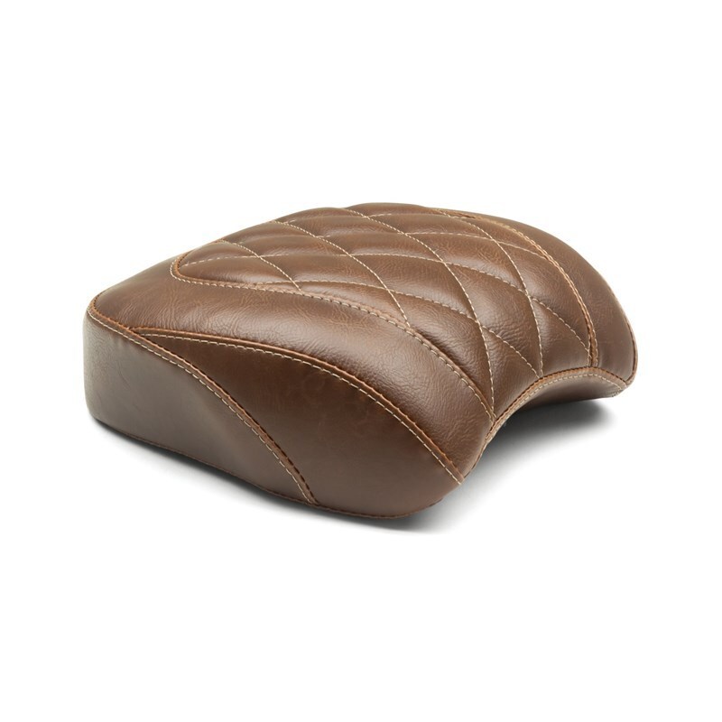 Mustang 18-21 Harley Fat Bob Wide Tripper Passenger Seat - Brown - 83015