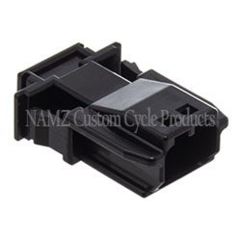 NAMZ JAE MX-1900 2-Position Male Black Pin Housing (HD 72905-11) - NJ-2P51