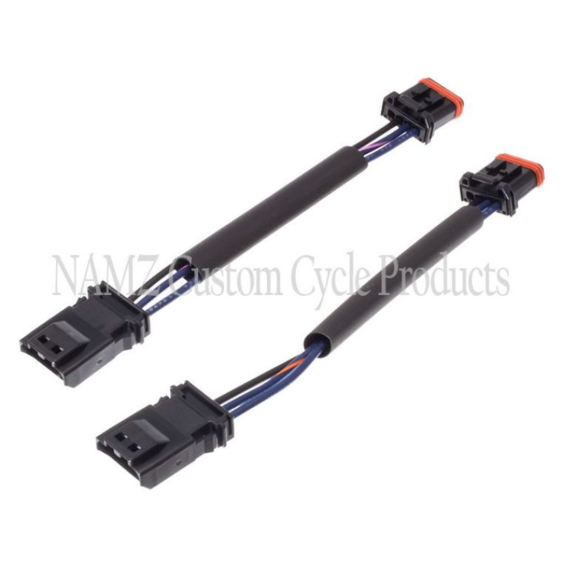 NAMZ 16-23 V-Twin Softail (Except FLSTC/FLSTN) Plug-N-Play Front Turn Signal Extension 8in. - NTSX-CB08