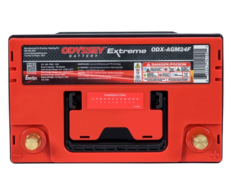 Odyssey Battery Auto/Truck/Heavy Duty & Commercial Extreme AGM Battery (NSB-AGM24F) - ODX-AGM24F