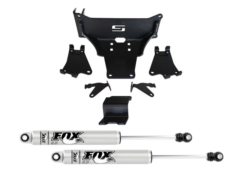 Superlift 17-24 Ford F-450/550 Super Duty 4WD Dual Steering Stabilizer Kit w/ Fox 2.0 Shocks - 92766