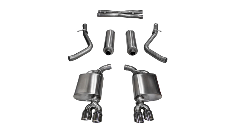 Corsa 14985 2.5 In Cat-Back Twin 3.5 In Tips For Challenger RT 5.7L 2015-2016