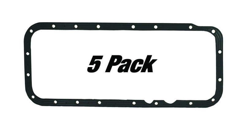 Moroso Chrysler 361-440 HEMI Oil Pan Gasket - One Piece - Reinforced Steel (5 Pack) - 93180