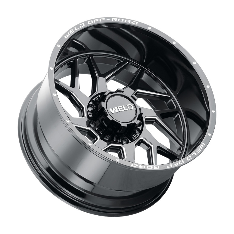 Weld Off-Road W117 22X12 Fulcrum 8X170 ET-44 BS4.75 Gloss Black MIL 125.1 - W11722017475