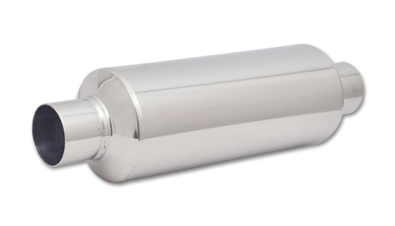 Vibrant 17930 Large Diameter Bottle Style Resonator 2.5" Inlet/Outlet