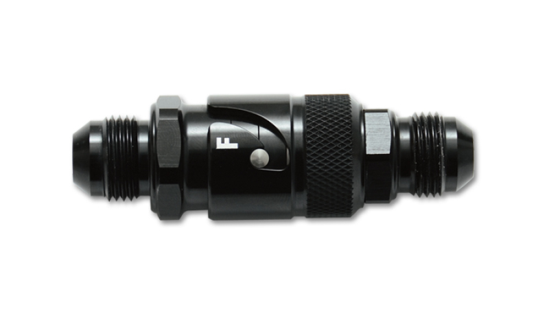 Vibrant 20808 Dry Break Quick Release Adapter Fitting -8AN Size