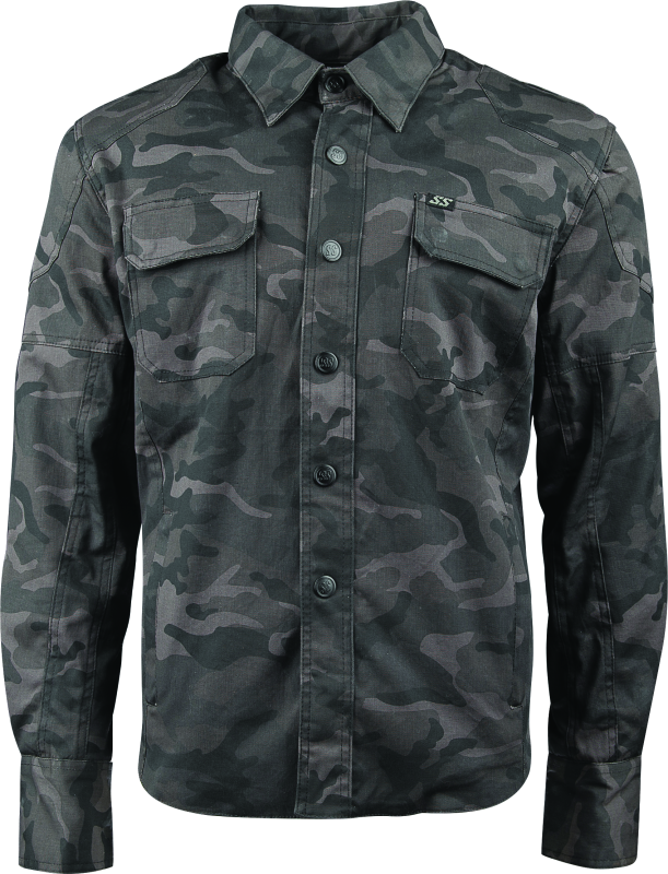 Speed and Strength Call to Arms Moto Shirt Camouflage - Small - 889518