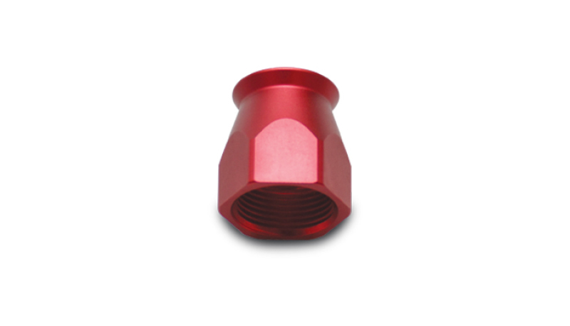 Vibrant -6AN Hose End Socket for PTFE Hose Ends - Red - 28956R