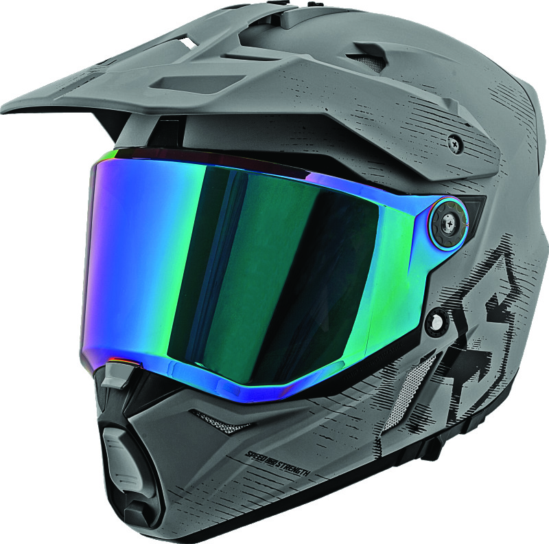 Speed and Strength SS2600 Fame and Fortune Helmet Grey/Black - Medium - 885517