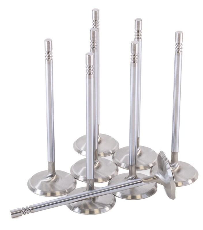 GSC P-D Ford Voodoo/Predator 38.26mm Head STD 121.13mm Long Chrome Polished Intake Valve - Set of 8 - 2172-8