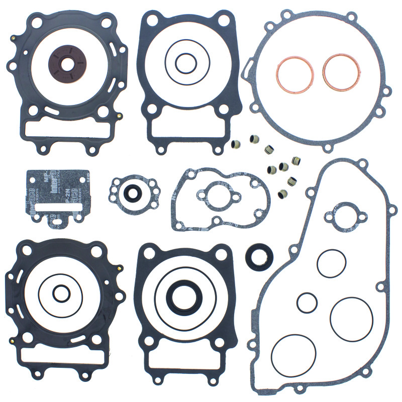 QuadBoss 08-11 Arctic Cat Thundercat 650 H2 Complete Gasket Set w/ Oil Seal - 564273
