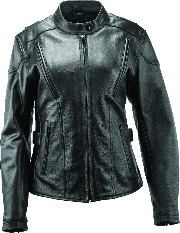 Kuryakyn Leather By River Road Race Leather Jacket Black Womens - Large - 094365