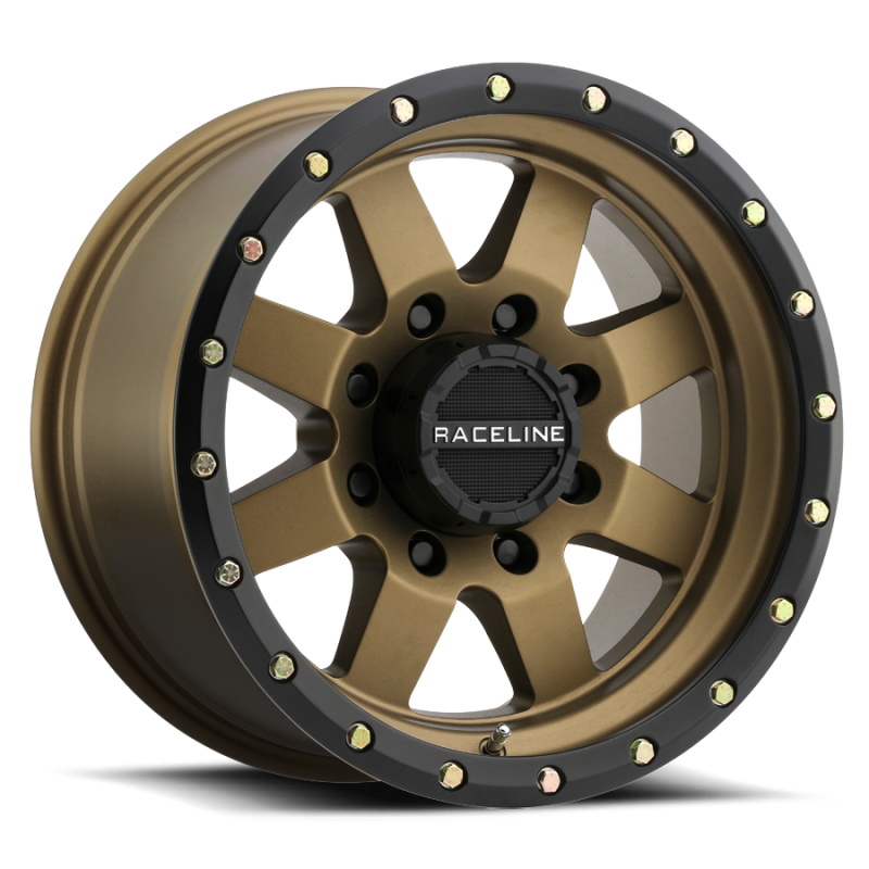 Raceline 935BZ Defender 17x9in / 6x139.7 BP / 0mm Offset / 107.95mm Bore - Bronze Wheel - 935BZ-79060-00