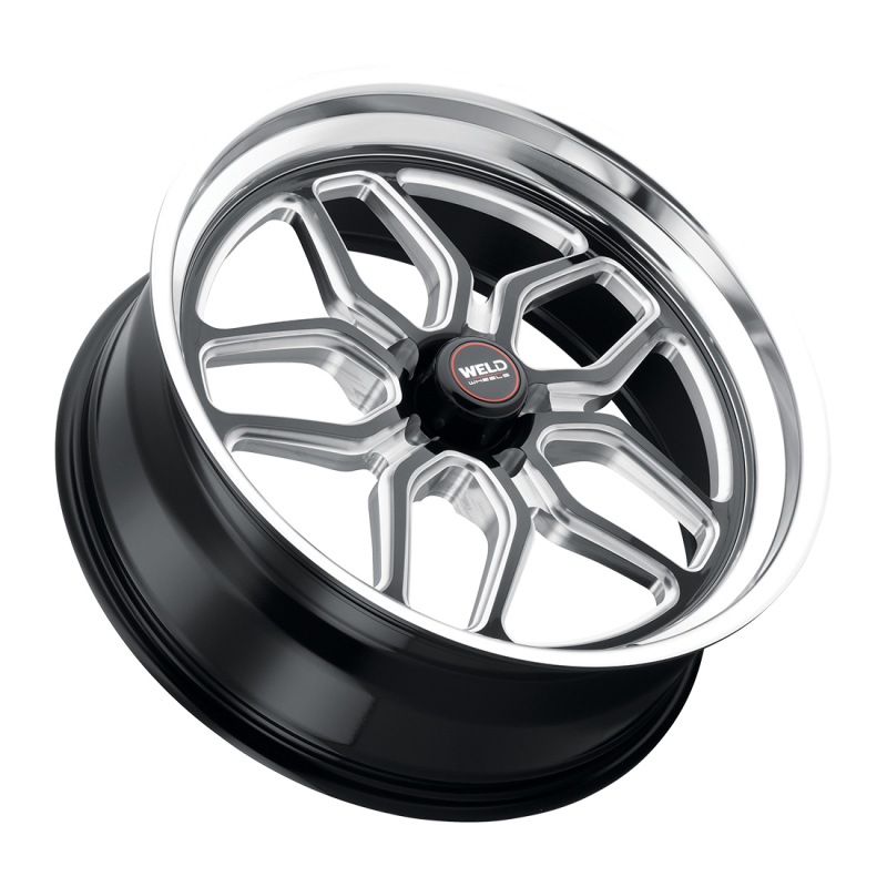 Weld S107 22X10.5 Laguna 5X115 ET20 BS6.5 Gloss Black MIL Dia 71.5 - S10720590P20