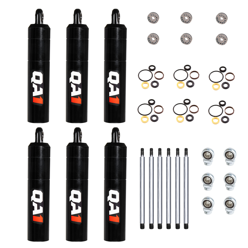 QA1 24.30 Eye-B/Eye-B V-None Dry Shock Large Steel 15.38 - 6 Pack - 5Q9-DRY-6PK