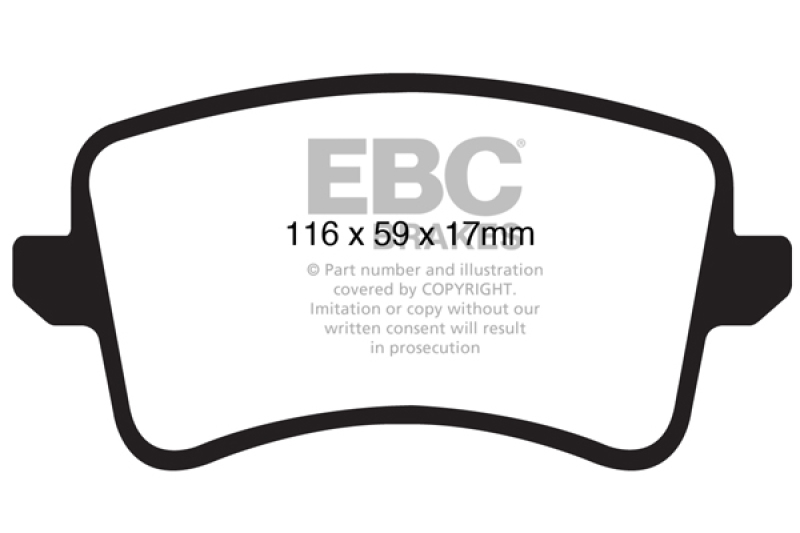 EBC DP21988 Greenstuff 2000 Series Sport Disc Brake Pads For Audi A4 allroad NEW